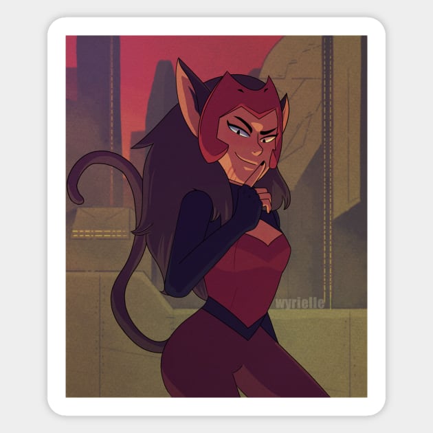 Totally Catra (with Background) Sticker by Wyrielle